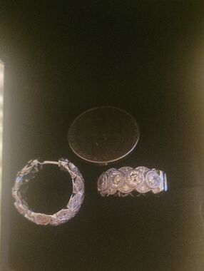 Silver Hoop Earrings